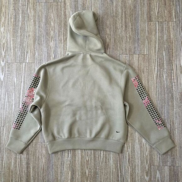 Nike Tech Fleece Oversized Pullover Hoodie Men's XS Light Army Grey HJ0683-320 - Picture 8 of 12